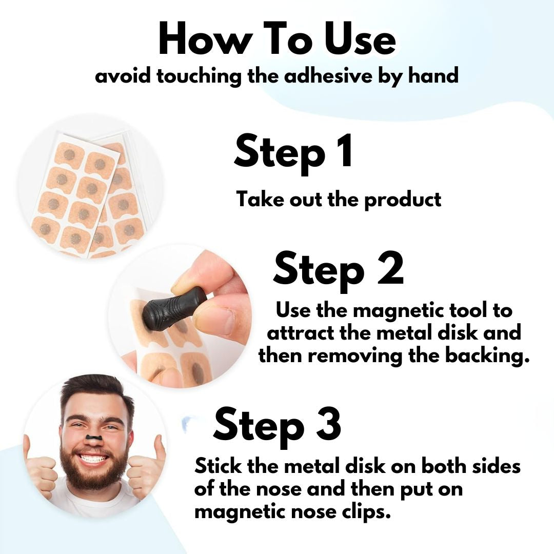 Magnetic Breathing Nasal Strip (Buy 1 Get 1 Free)