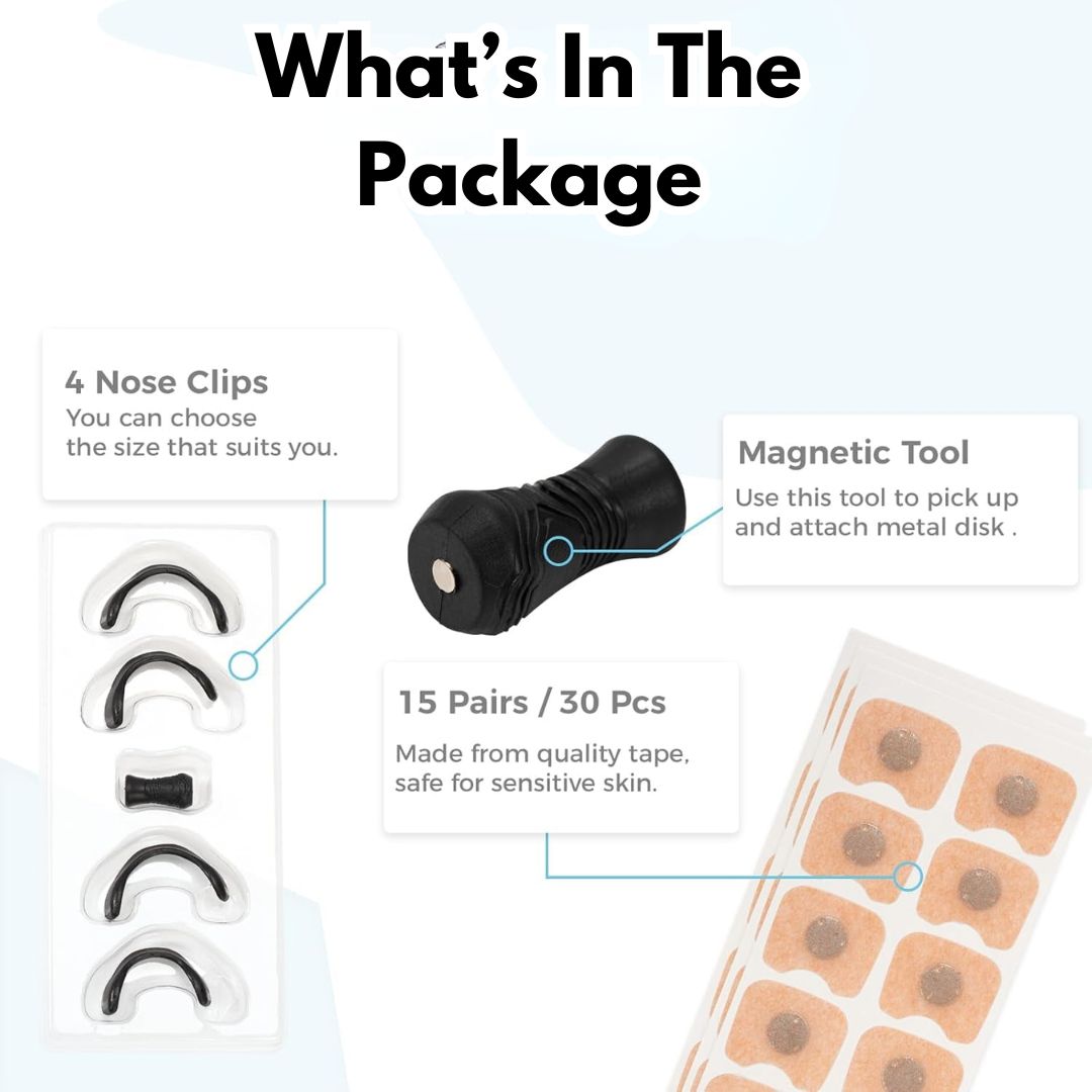 Magnetic Breathing Nasal Strip (Buy 1 Get 1 Free)
